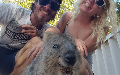 Perth, die glücklichsten Tiere und wir